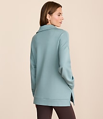 Lou & Grey Scubasoft Half Zip Tunic Top carousel Product Image 3
