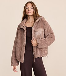 Petite Lou & Grey Sherpa Puffer Jacket carousel Product Image 1