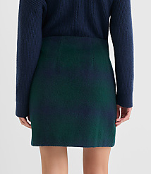 Petite Plaid Welt Pocket Mini Skirt carousel Product Image 4