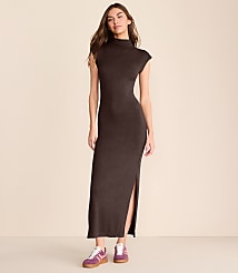 Lou & Grey Cozy Sweater Knit Column Dress carousel Product Image 1
