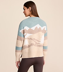 Petite Lou & Grey Snowy Mountain Cloudstitch Sweater carousel Product Image 2