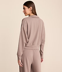 Lou & Grey Cozy Cotton Sweatshirt Jacket carousel Product Image 2