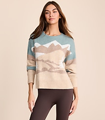 Lou & Grey Snowy Mountain Cloudstitch Sweater carousel Product Image 2