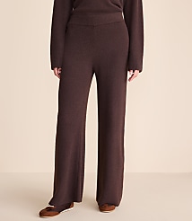 Lou & Grey Fuzzy Wide Leg Sweater Pants carousel Product Image 2