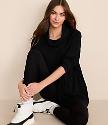 Lou & Grey Ottoman Drawstring Tunic Top carousel Product Image 2