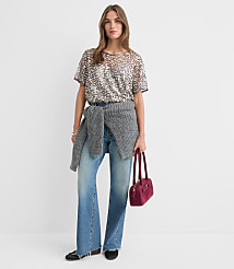 Floral Sequin Top carousel Product Image 2