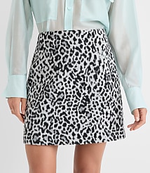 Leopard Print Mini Skirt carousel Product Image 2