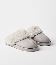 Faux Fur Lined Slippers carousel Product Image 1