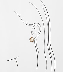 Mother Of Pearl Framed Stud Earrings carousel Product Image 2