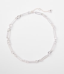 Textured Chain Link Necklace carousel Product Image 1