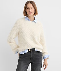 Petite Eyelash Jacquard Sweater carousel Product Image 2