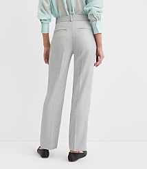 Petite Parker Straight Pants in Shimmer Herringbone carousel Product Image 2