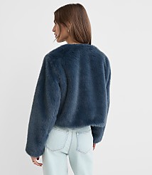 Modern Faux Fur Jacket carousel Product Image 4