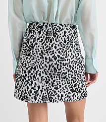 Leopard Print Mini Skirt carousel Product Image 3