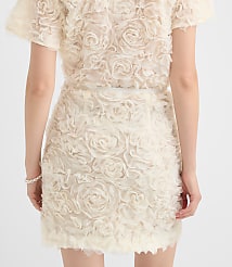 Floral Tulle Mini Skirt carousel Product Image 3