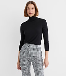 Modal Turtleneck Top carousel Product Image 4