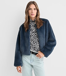 Modern Faux Fur Jacket carousel Product Image 5