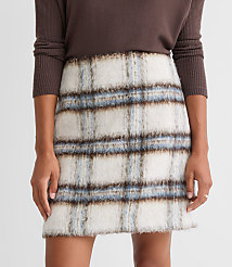 Plaid Boucle Mini Skirt carousel Product Image 2