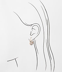 Sparkle Pull Through Earrings carousel Product Image 2