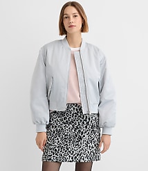 Silky Twill Bomber Jacket carousel Product Image 1