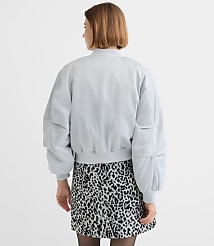 Silky Twill Bomber Jacket carousel Product Image 3