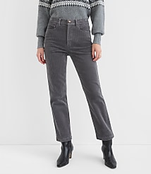 Curvy Straight Corduroy Pants carousel Product Image 2