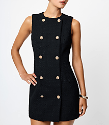 French Connection Structured Tweed Mini Dress carousel Product Image 4