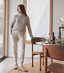 Haven Well Within Lurex Blend Pointelle Crewneck Sweater carousel Product Image 5