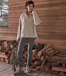 Haven Well Within Sherpa Half-Zip Mock Neck Pullover carousel Product Image 5