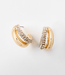 Sparkle Double Hoop Earrings carousel Product Image 1