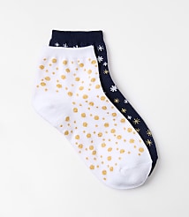 Shimmer Star Ankle Sock Set carousel Product Image 1