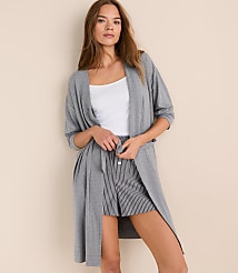 Lou & Grey Heathered Softened Modal Robe carousel Product Image 3