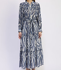 En Saison Rosalie Mixed Media Midi Dress carousel Product Image 4