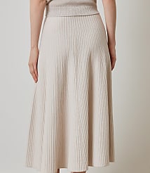 Lilla P Flared Knit Skirt carousel Product Image 2
