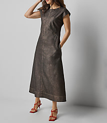 Lilla P Metallic Seamed Maxi Dress carousel Product Image 1