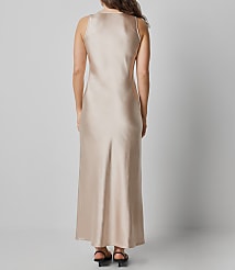 Lilla P Satin Bias Maxi Dress carousel Product Image 2