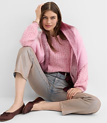 Marled Pointelle Blouson Sweater carousel Product Image 3