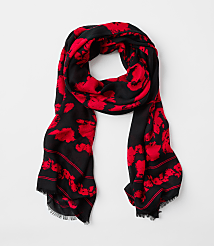 Floral Softened Scarf carousel Product Image 1