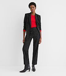 Parker Straight Pants in Brushed Pinstripe carousel Product Image 1