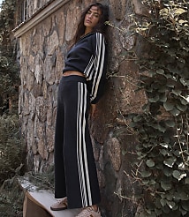 Haven Well Within Sporty Stripe Straight Leg Pants carousel Product Image 4