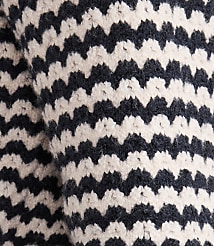 Haven Well Within Organic Cotton Blend Two-Tone V-Neck Sweater carousel Product Image 5
