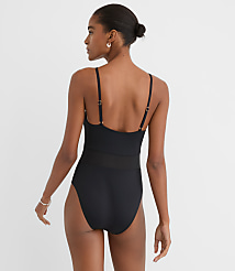 LOFT Beach Mesh One Piece Swimsuit carousel Product Image 3