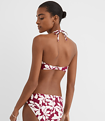 LOFT Beach Magnolia Tortoiseshell Print Ring Bandeau Bikini Top carousel Product Image 3