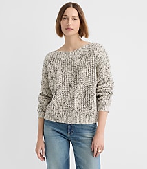 Marled Chunky Ribbed Sweater carousel Product Image 3