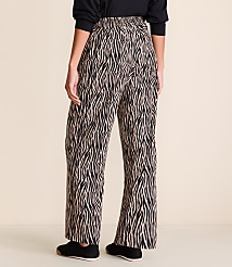 Lou & Grey Zebra Print Wanderweave Wide Leg Trouser Pants carousel Product Image 2