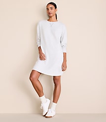 Lou & Grey Heathered Cozy Cotton Mini Pocket Dress carousel Product Image 2