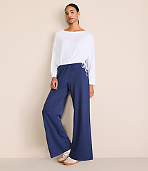Lou & Grey Side Tie Essential Modal Tee carousel Product Image 2