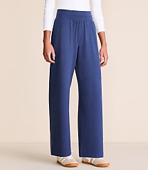 Lou & Grey Heathered Brushedsoft Wide Leg Pants carousel Product Image 2
