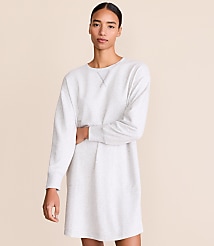 Lou & Grey Heathered Cozy Cotton Mini Pocket Dress carousel Product Image 1