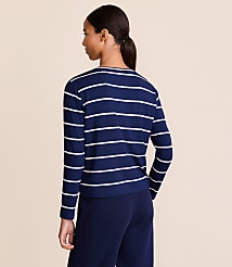Lou & Grey Striped Essential Modal Long Sleeve Tee carousel Product Image 3